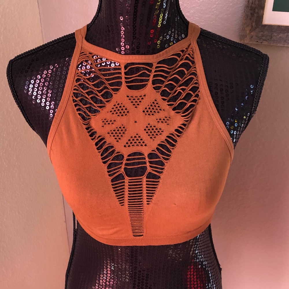 Lattice Front Boho Bralette